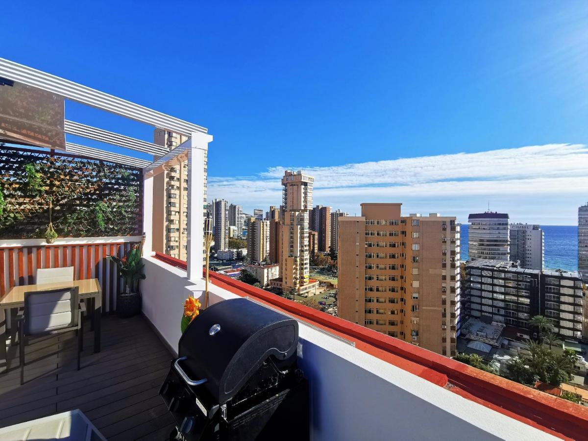 Penthouse Cervantes Sea View Benidorm Exterior photo
