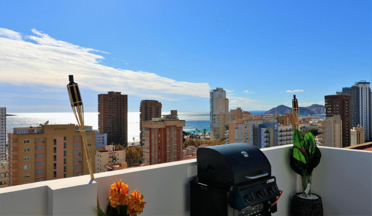 Penthouse Cervantes Sea View Benidorm Exterior photo