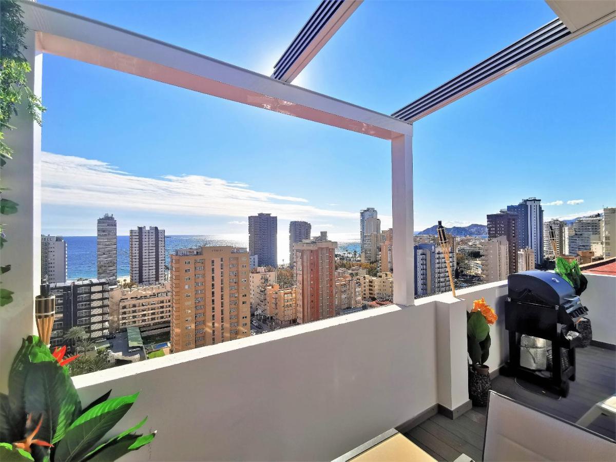 Penthouse Cervantes Sea View Benidorm Exterior photo